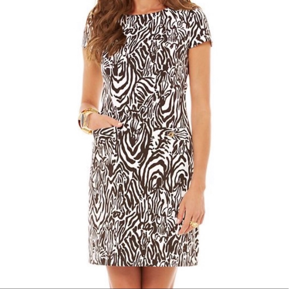 Lilly Pulitzer Zebra Dress Size Small